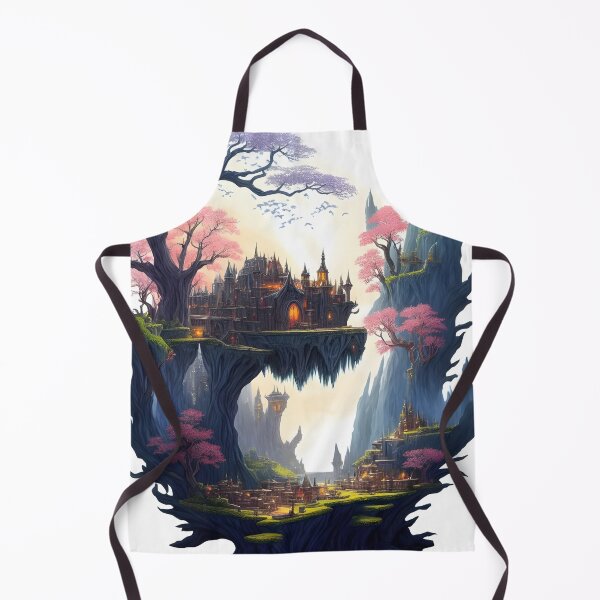 Item preview, Kingdom in a fantasy forest watercolor designed and sold by MudbloodStore.