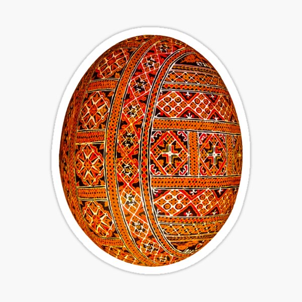 Chocolate Easter Egg - Ukrainian Folk Art Design Pysanka Greeting Card for  Sale by Anna Bucciarelli