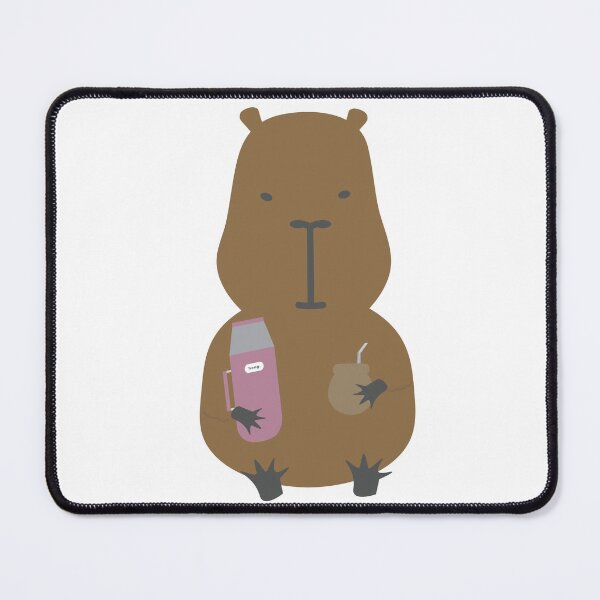 Item preview, Drinking mate capybara! designed and sold by h55555ng.