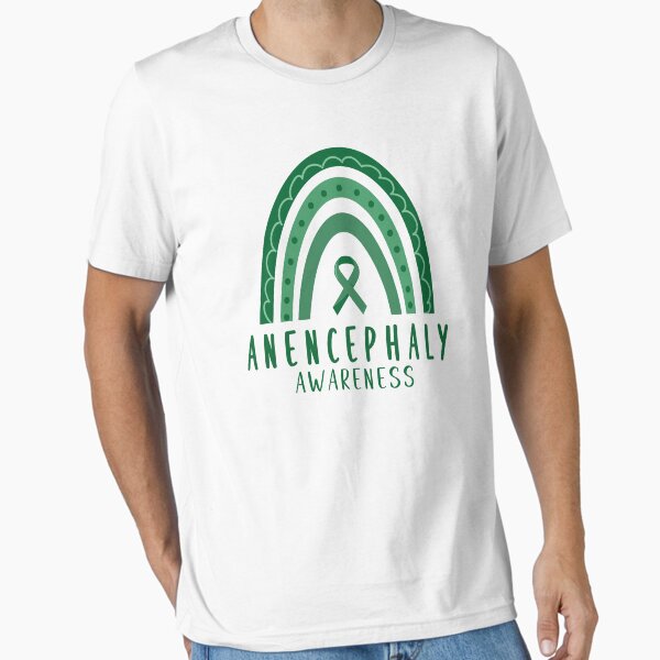 Item preview, Anencephaly Green Rainbow Ribbon Awareness  designed and sold by Theartfull.