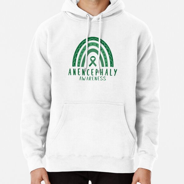 Item preview, Anencephaly Green Rainbow Ribbon Awareness  designed and sold by Theartfull.