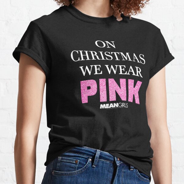 Womens Mean Girls Tee - Light Pink