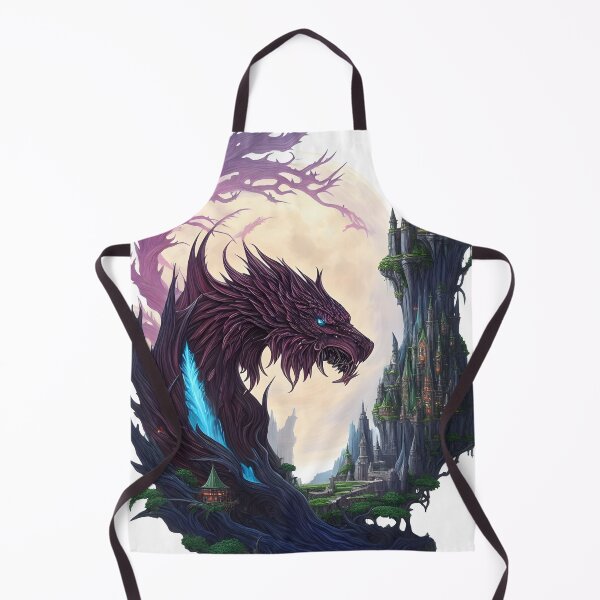 Item preview, Guardian of a castle in a fantasy forest watercolor designed and sold by MudbloodStore.