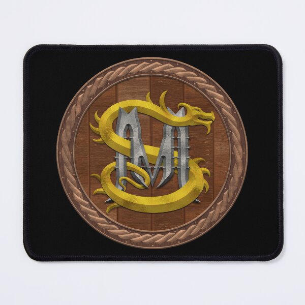 Item preview, M S Dragon Sigil Round Shield Gold and Silver 1 designed and sold by Swabcraft.