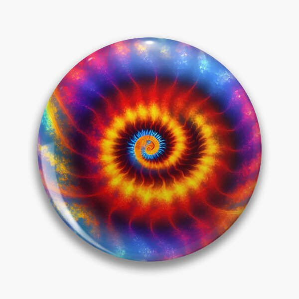 Item preview, Spiral Fire Red Blue Green Purple Yellow - Spirals designed and sold by internlvisions.