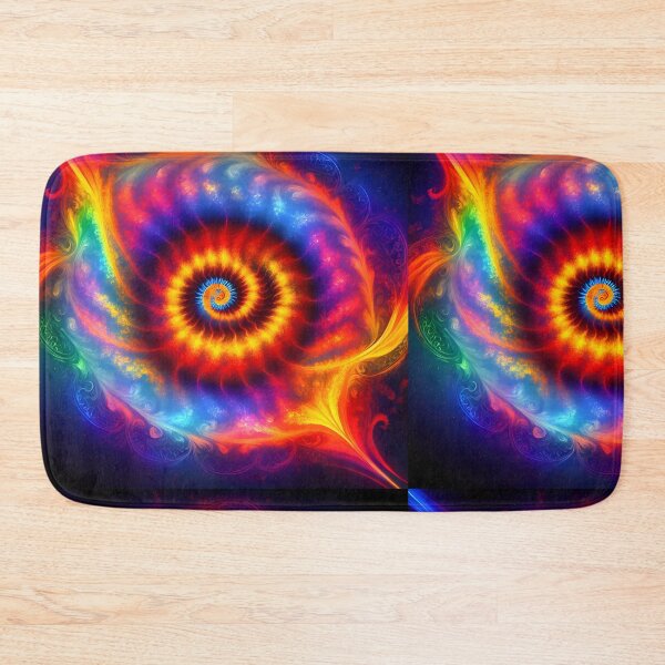 Item preview, Spiral Fire Red Blue Green Purple Yellow - Spirals designed and sold by internlvisions.