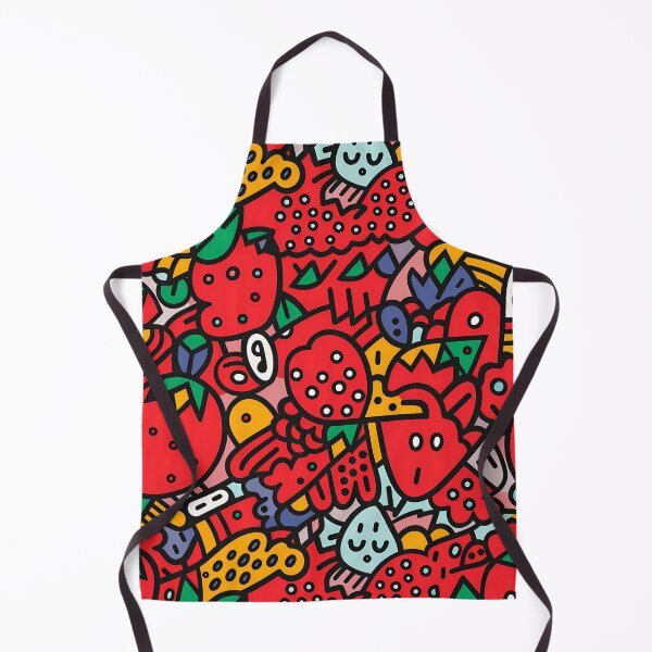 Item preview, Stylized strawberry pattern design designed and sold by randrdesign.