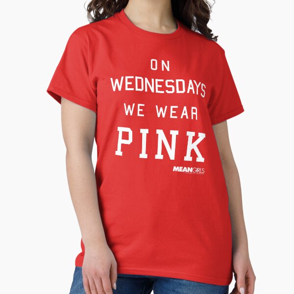 On Wednesdays We We Pink Quote In Black