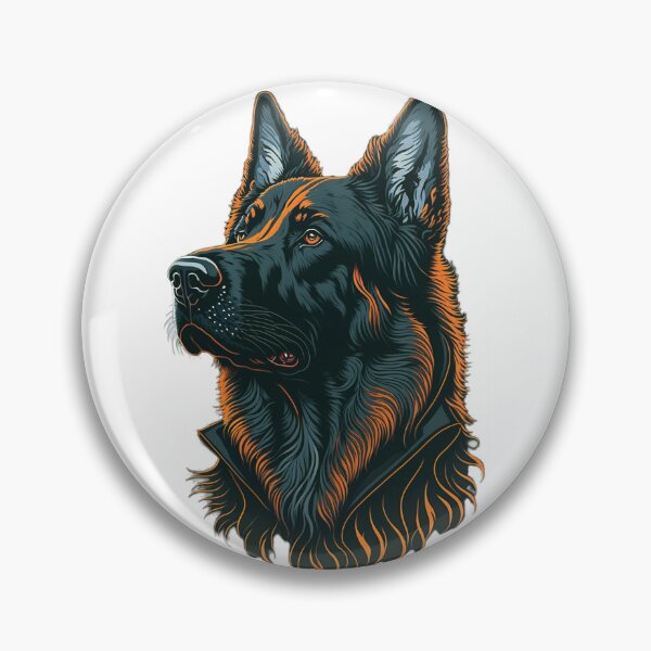 Item preview, Realistic Dog Design in Black, Orange designed and sold by AndyNgn.