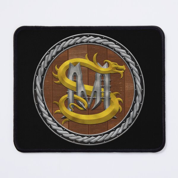 Item preview, M S Dragon Sigil Round Shield Gold and Silver 3 designed and sold by Swabcraft.