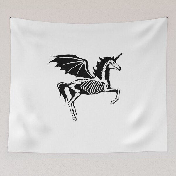 Item preview, Unicorn Lovers Goth Skeleton Things  designed and sold by GraphicRhythm.