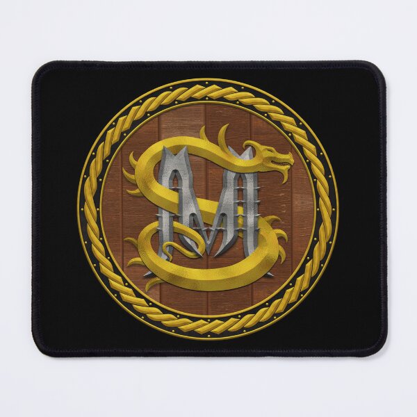 Item preview, M S Dragon Sigil Round Shield Gold and Silver 5 designed and sold by Swabcraft.