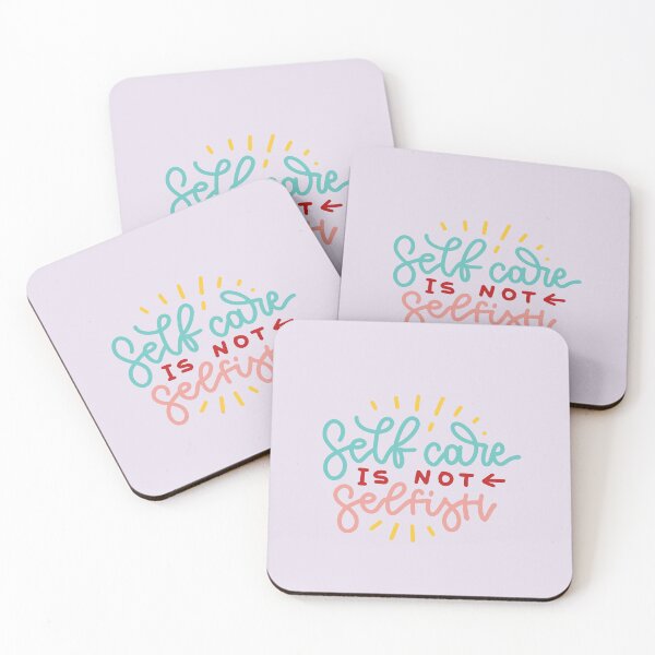 Item preview, Self-Care is Not Selfish Quate designed and sold by Glow & Grow.