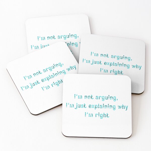 Item preview, I'm not arguing, I'm just explaining why I'm right designed and sold by PiotrekJ.