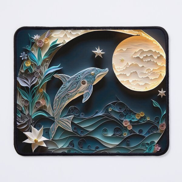 Item preview, Paper Moonlight Dolphin designed and sold by Matt's Artificial Nature.