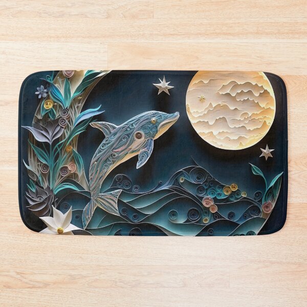 Item preview, Paper Moonlight Dolphin designed and sold by Matt's Artificial Nature.