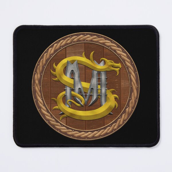 Item preview, M S Dragon Sigil Round Shield Gold and Silver 8 designed and sold by Swabcraft.