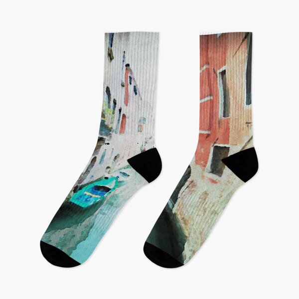 Item preview, Venice (Italy) in watercolor designed and sold by thelazypigeon.