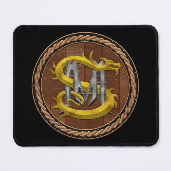Item preview, M S Dragon Sigil Round Shield Gold and Silver 9 designed and sold by Swabcraft.