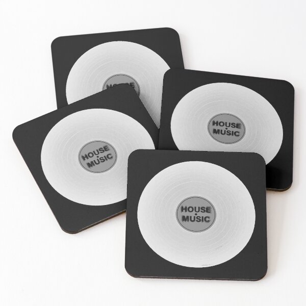 Item preview, House Music vinyl record - White and Black version designed and sold by PeterADesign.