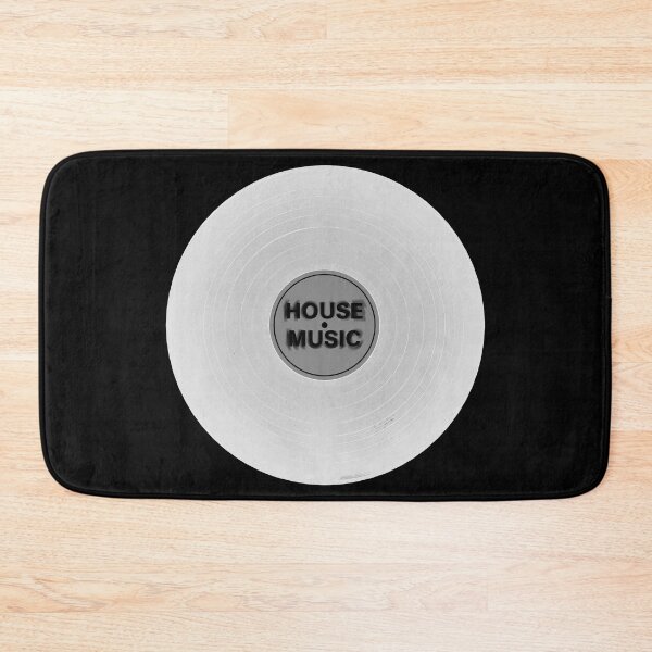Item preview, House Music vinyl record - White and Black version designed and sold by PeterADesign.
