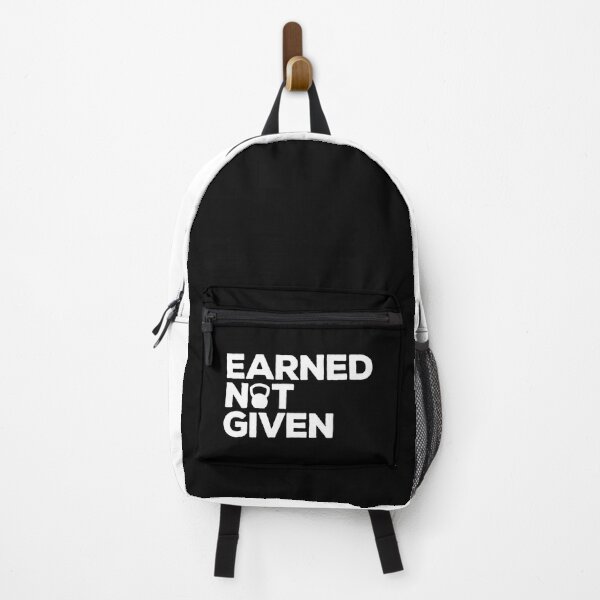 Item preview, Earned Not Given Motivational Gym Quote designed and sold by quarantine81.