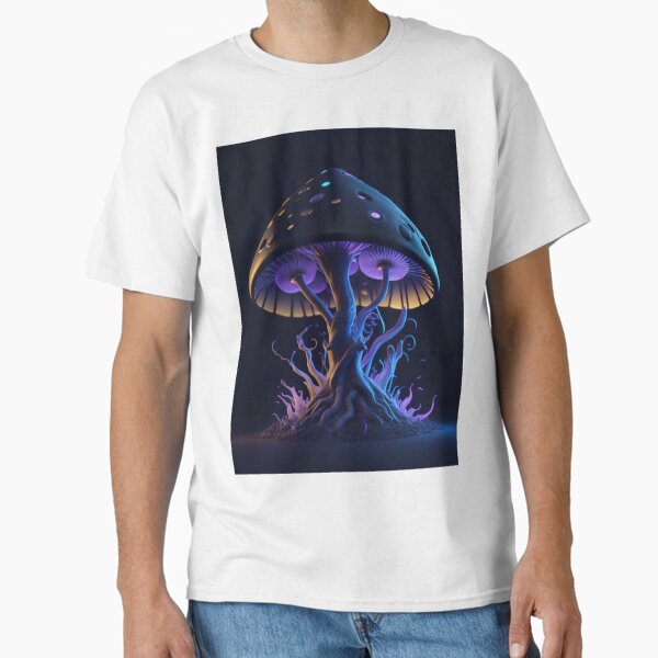 Glowing Mushroom #67 Part of the Glowing Mushroom Collection Classic T-Shirt