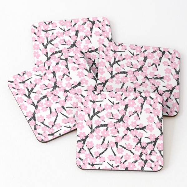 Item preview, Cherry Blossoms Spring Floral Pattern White designed and sold by Julie Erin Designs.