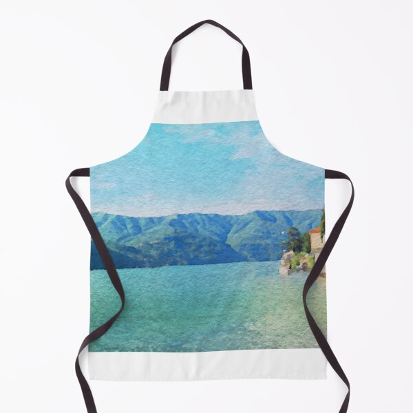 Item preview, Lago di como in watercolor designed and sold by thelazypigeon.