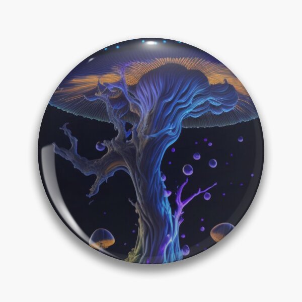 Item preview, Glowing Mushroom #71 Part of the Glowing Mushroom Collection designed and sold by Psychedelic Psychos.
