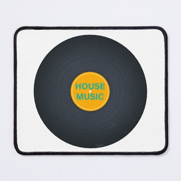 Item preview, House Music vinyl record - yellow and green version designed and sold by PeterADesign.