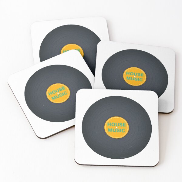 Item preview, House Music vinyl record - yellow and green version designed and sold by PeterADesign.