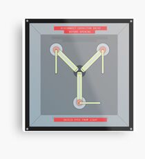 flux capacitor Metal Print