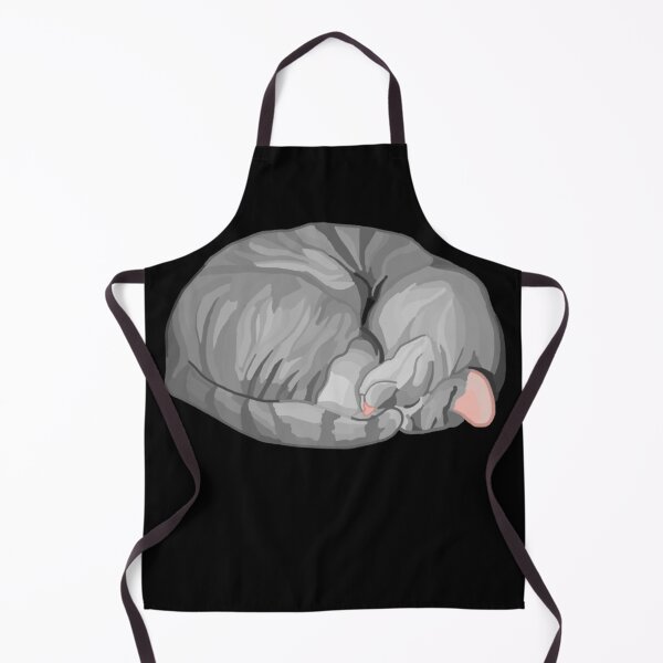 Item preview, Sleeping Curled Gray Tabby Cat designed and sold by Deborah Camp.