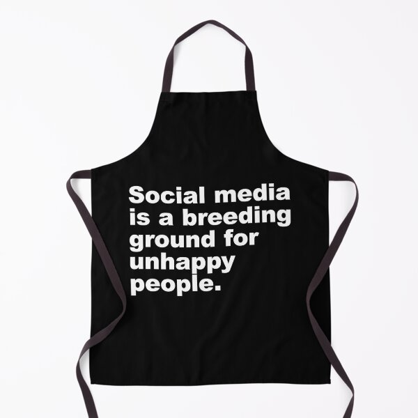 Item preview, Social media is a breeding ground for unhappy people designed and sold by SweetLog.