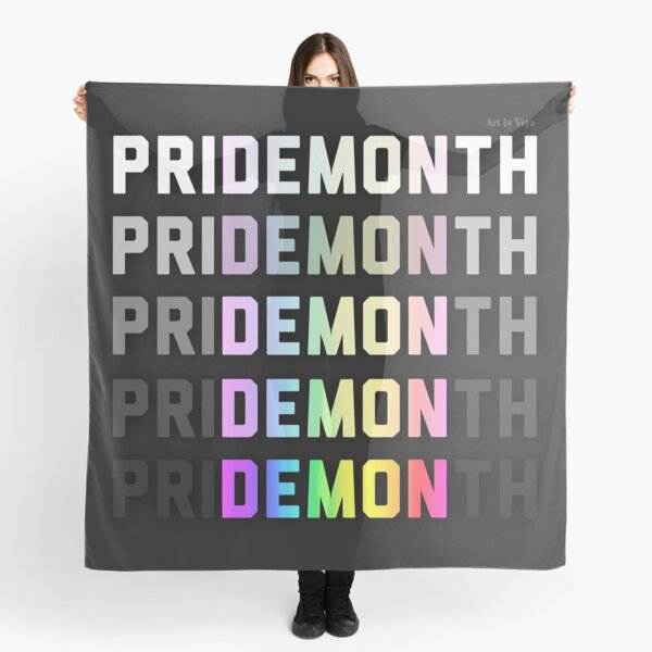 PriDEMONth black Scarf