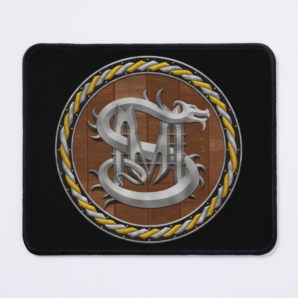 Item preview, M S Dragon Sigil Round Shield Silver 7 designed and sold by Swabcraft.