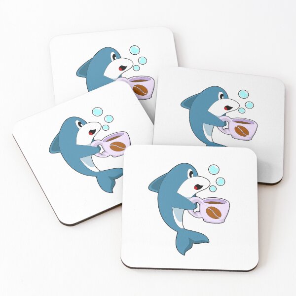 Artikelvorschau, Delfin Kaffee Tasse entworfen und verkauft von Snabdesign84.