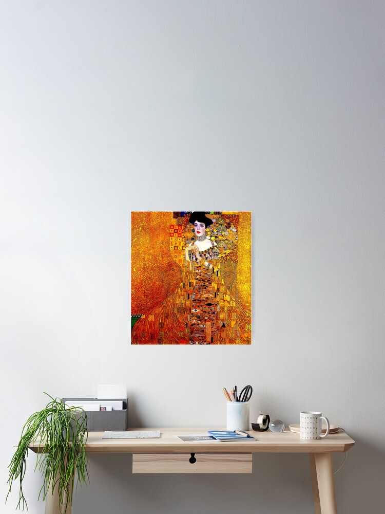 LADY IN GOLD : Gustav Klimt 1912 High Definition Painting Print" Poster for  Sale by posterbobs | Redbubble