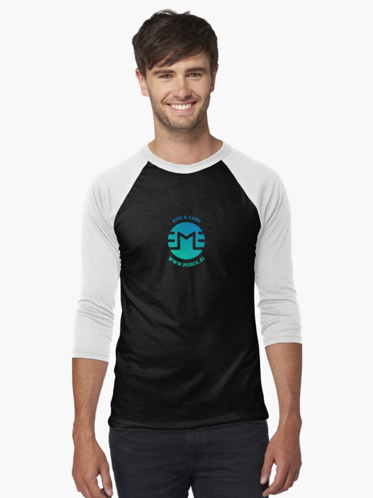 Thumbnail 1 von 3, Baseballshirt mit 3/4-Arm, MOBIX.AI designt und verkauft von MOBIX-AI.