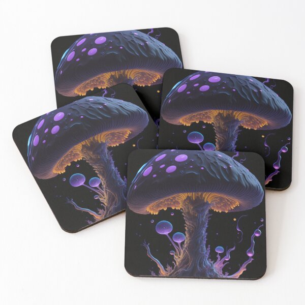 Item preview, Glowing Mushroom #73 Part of the Glowing Mushroom Collection designed and sold by Psychedelic Psychos.