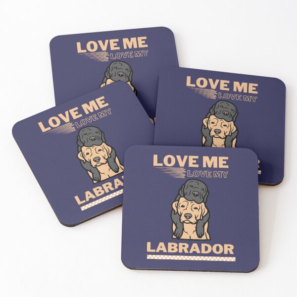 Item preview,  Love me  and love my Labrador  designed and sold by ZubiyaArt.