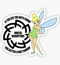 Tink - RL Grime Vortex Disruptors Logo/Pin-up (Black Logo) Sticker