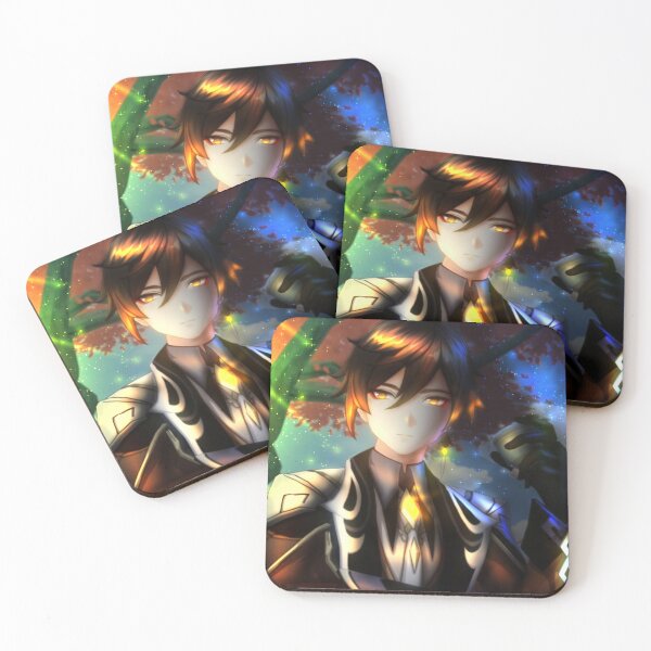 Item preview, Geo Archon Zhongli Drinking Tea Genshin Impact designed and sold by SegaJenkins.