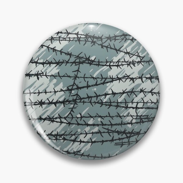Item preview, Barbed wire pattern tile designed and sold by Kenneth Heiss.