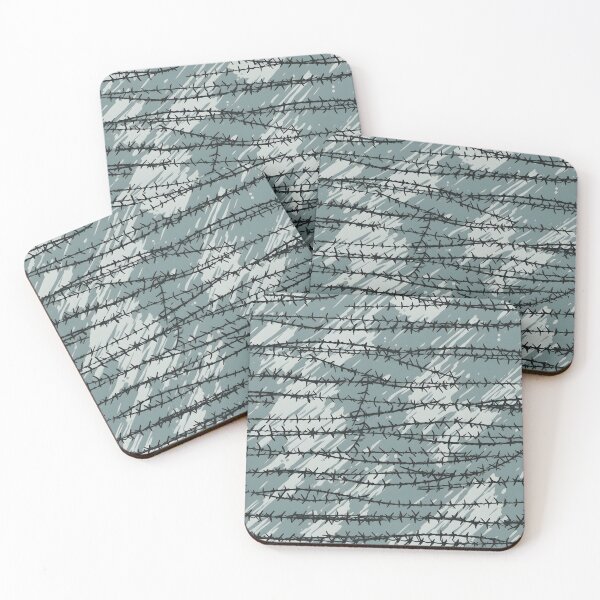 Item preview, Barbed wire pattern tile designed and sold by Kenneth Heiss.