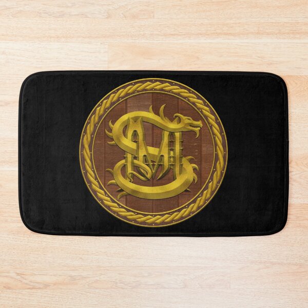 Item preview, M S Dragon Sigil Round Shield Gold 4 designed and sold by Swabcraft.