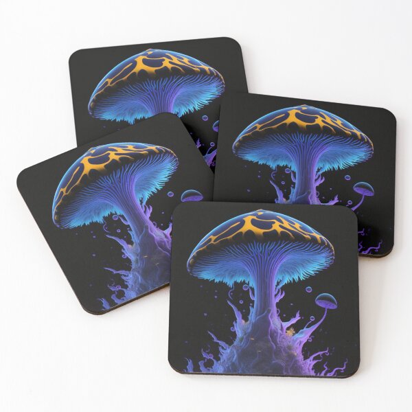 Item preview, Glowing Mushroom #76 Part of the Glowing Mushroom Collection designed and sold by Psychedelic Psychos.