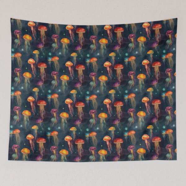 Item preview, Jellyfish in SPAAAACE tile designed and sold by Richard-Y.