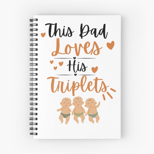 Item preview, This Dad Loves his Triplets Sticker designed and sold by BOUMNESS.